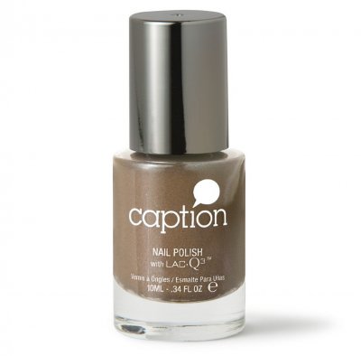 Nude Dark Taupe With Blue Green Glitter